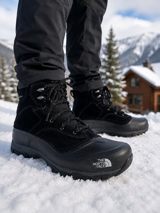 The North Face Snowfuse Insulated Winter Boots Waterproof Black Men 11 main image 4